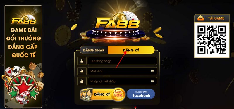 vào link cổng game